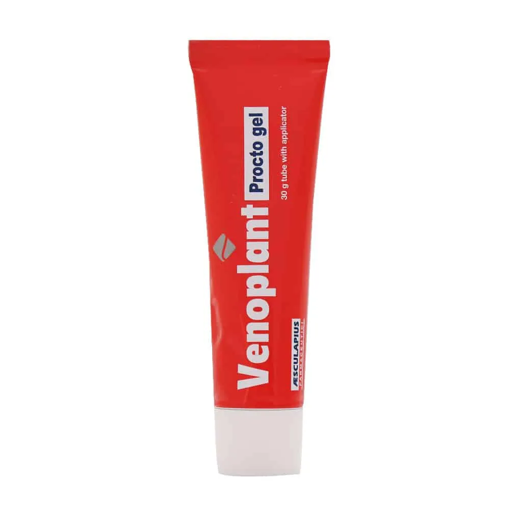 ژل هموروئید ونوپلنت پروکتوژل آسکولاپیوس 30 گرم تسکین دهنده و محافظت کننده