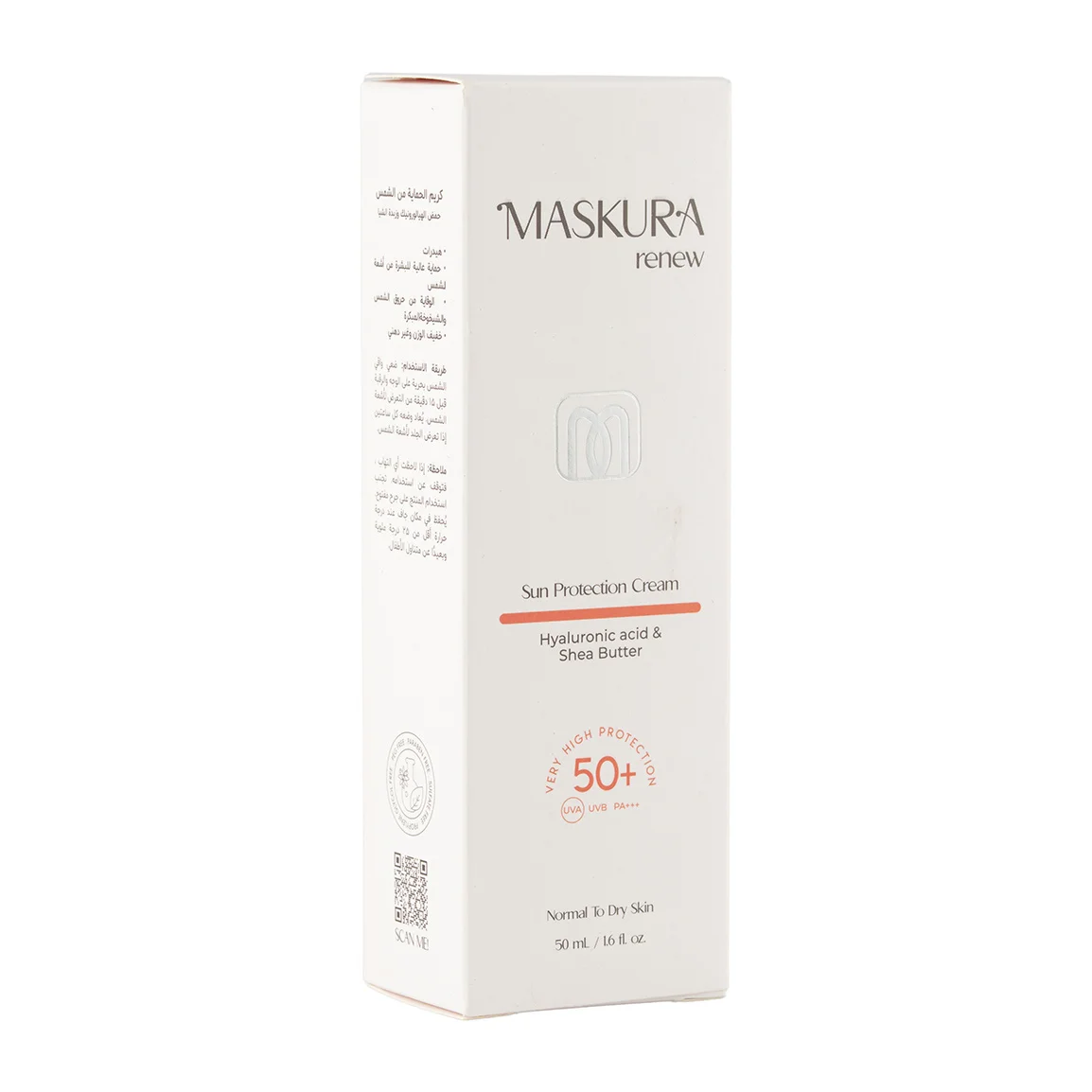 ژل کرم ضدآفتاب با SPF50 ماسکورا مناسب پوست خشک