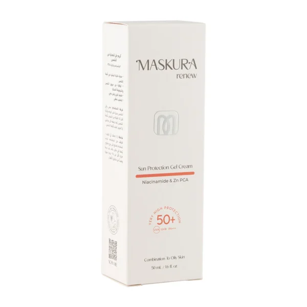 ژل کرم ضدآفتاب SPF50 ماسکورا مناسب پوست چرب