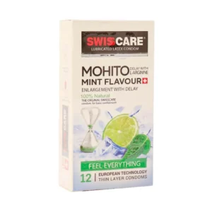کاندوم سوئیس کر مدل Mohito Mint تاخیری برای تاخیر در انزال