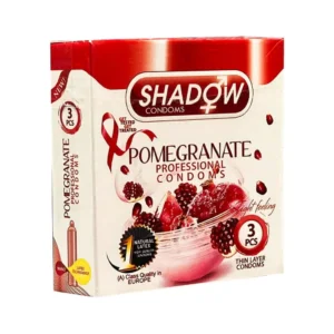 کاندوم شادو مدل Pomegranate 3 عددی تنگ کننده واژن