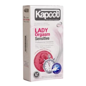 کاندوم کاپوت مدل Lady Orgasm Sensitive 12 عدد افزایش تحریک جنسی