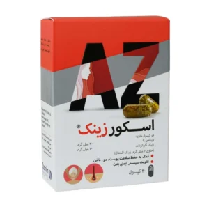 کپسول اسکور زینک تسنیم تقویت سیستم ایمنی و سلامت پوست