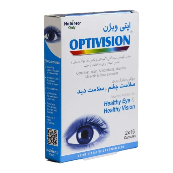 کپسول اپتی ویژن نیچرز اونلی 30 عدد تقویت بینایی