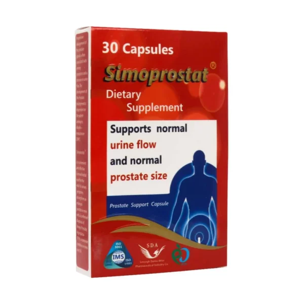 کپسول سیموپروستات سیمرغ دارو کمک به حفظ اندازه طبیعی غده پروستات