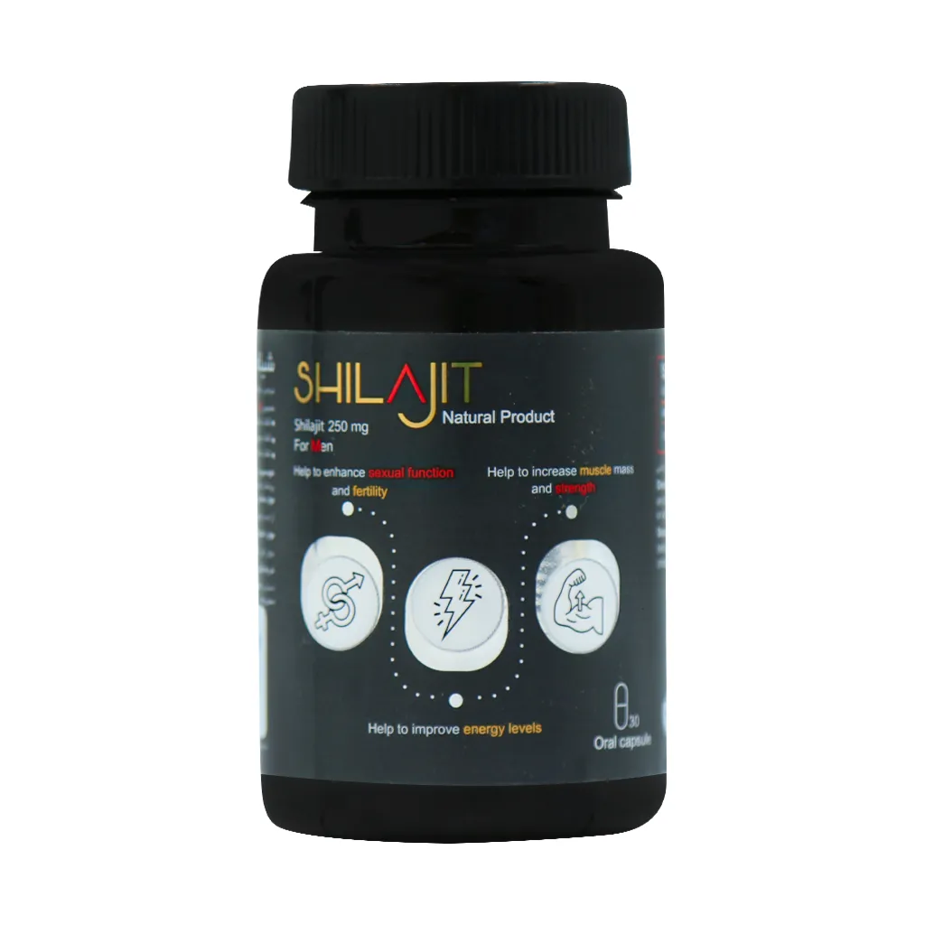 کپسول شیلاجیت پویش درمان راتا 30 عدد تقویت کننده انرژی و عملکرد جنسی