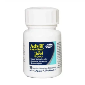 کپسول نرم ادویل لیکوئی ژل 200 میلی گرم تسکین دهنده درد و التهاب
