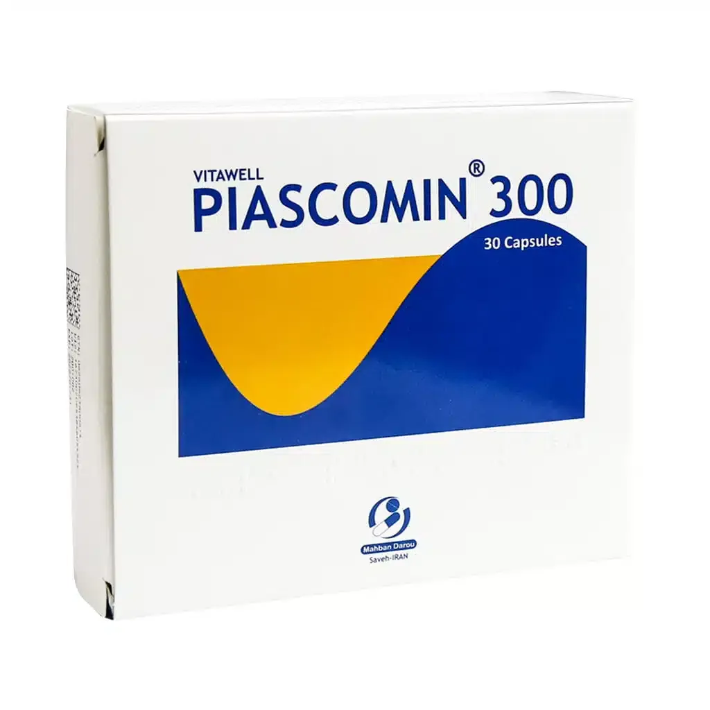 کپسول ویتاول پیاسکومین 300 میلی گرم مهبان دارو تقویت کننده غضروف