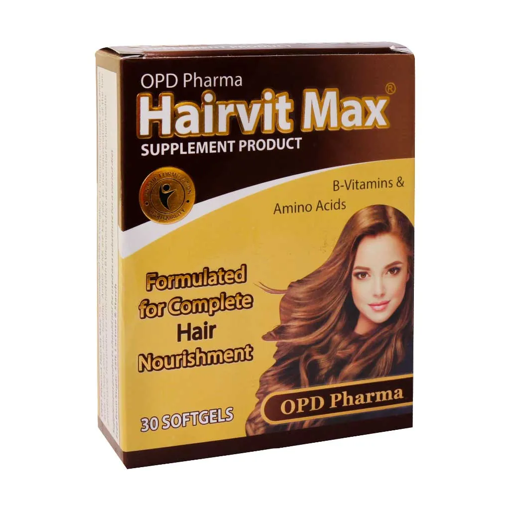 کپسول ژلاتینی هیرویت مکس او پی دی فارما تقویت مو
