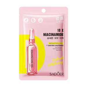 SADOER NIACINAMIDE 10X AMPOULE FACIAL MASK درمان تیرگی و آبرسانی