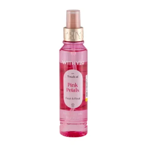 بادی اسپلش زنانه مدل Pink Petal ویت یو خوشبو کننده بدن و ضد تعریق