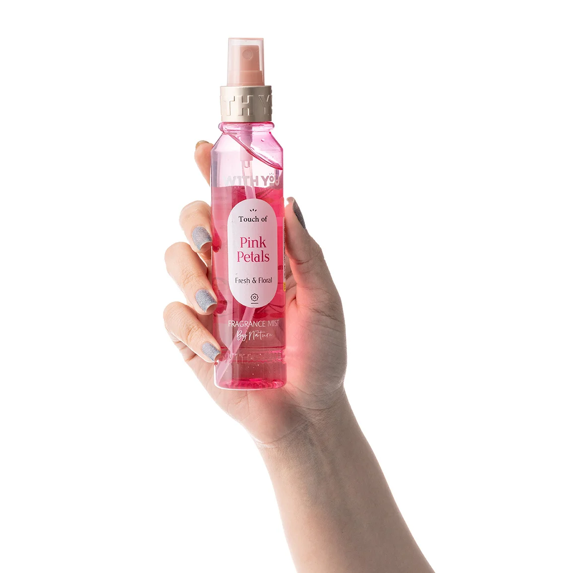 بادی اسپلش زنانه مدل Pink Petal ویت یو خوشبو کننده بدن و ضد تعریق