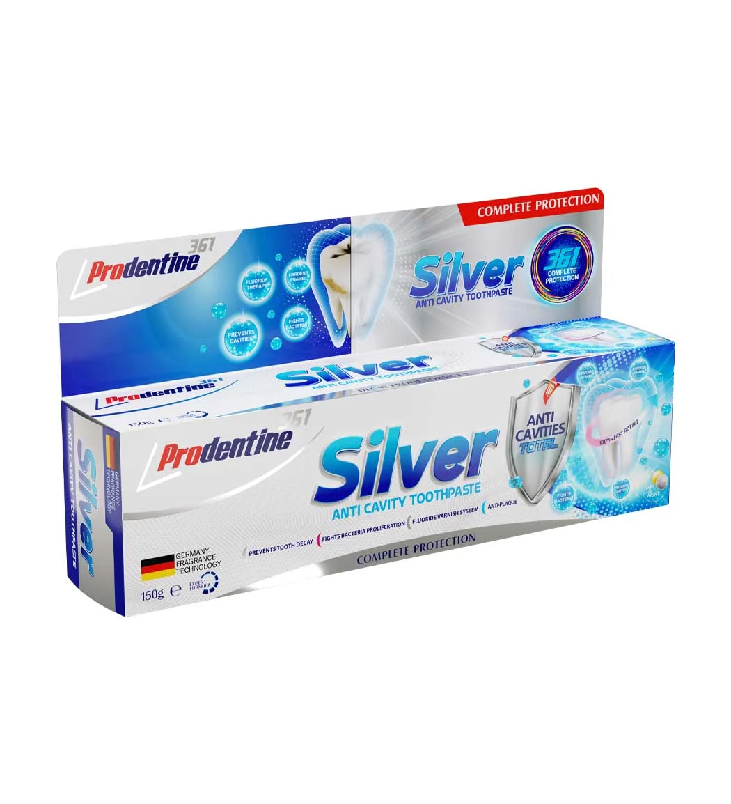 خمیر دندان مدل Silver361 پرودنتین ضد پوسیدگی و سفید کننده