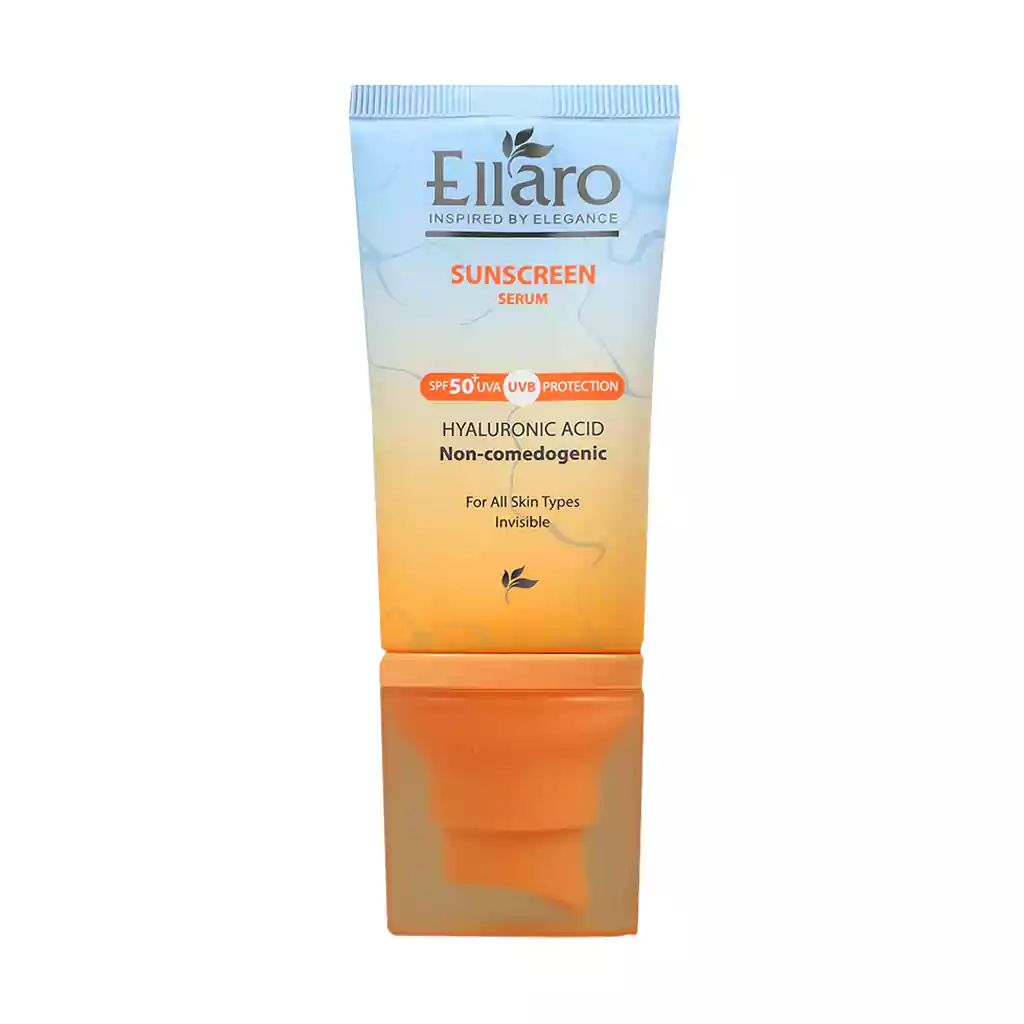 سرم ضد آفتاب SPF50 الارو مناسب انواع پوست حاوی هیالورونیک اسید 40 میلی لیتر