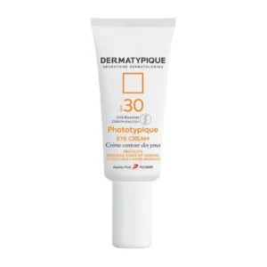 کرم ضد آفتاب بی رنگ دور چشم درماتیپیک SPF30 کاهش پف و تیرگی