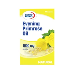 کپسول ژلاتینی روغن گل مغربی 1000 میلی گرمی یوروویتال کمک به مدیریت علائم قاعدگی