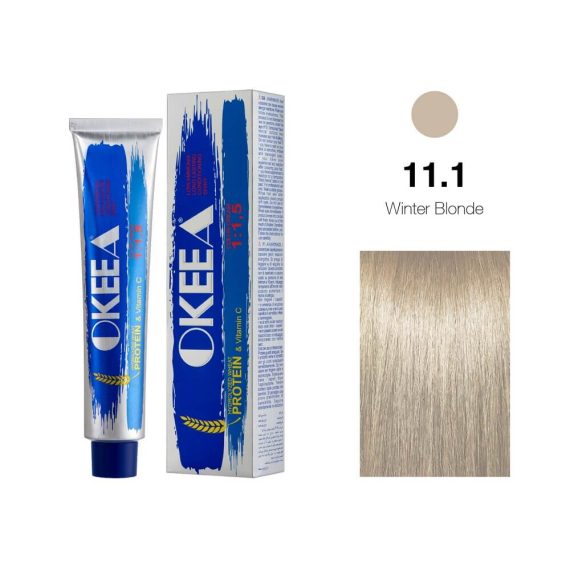 اکیا رنگ مو شماره 11.1 WINTER BLONDE حجم 100 میلی