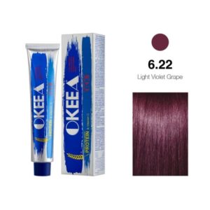 رنگ مو اکیا شماره 6.22 بنفش انگوری روشن 100 میلی‌لیتر