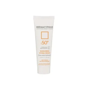 ضد آفتاب درماتیپیک SPF50 بی‌رنگ پوست نرمال تا خشک