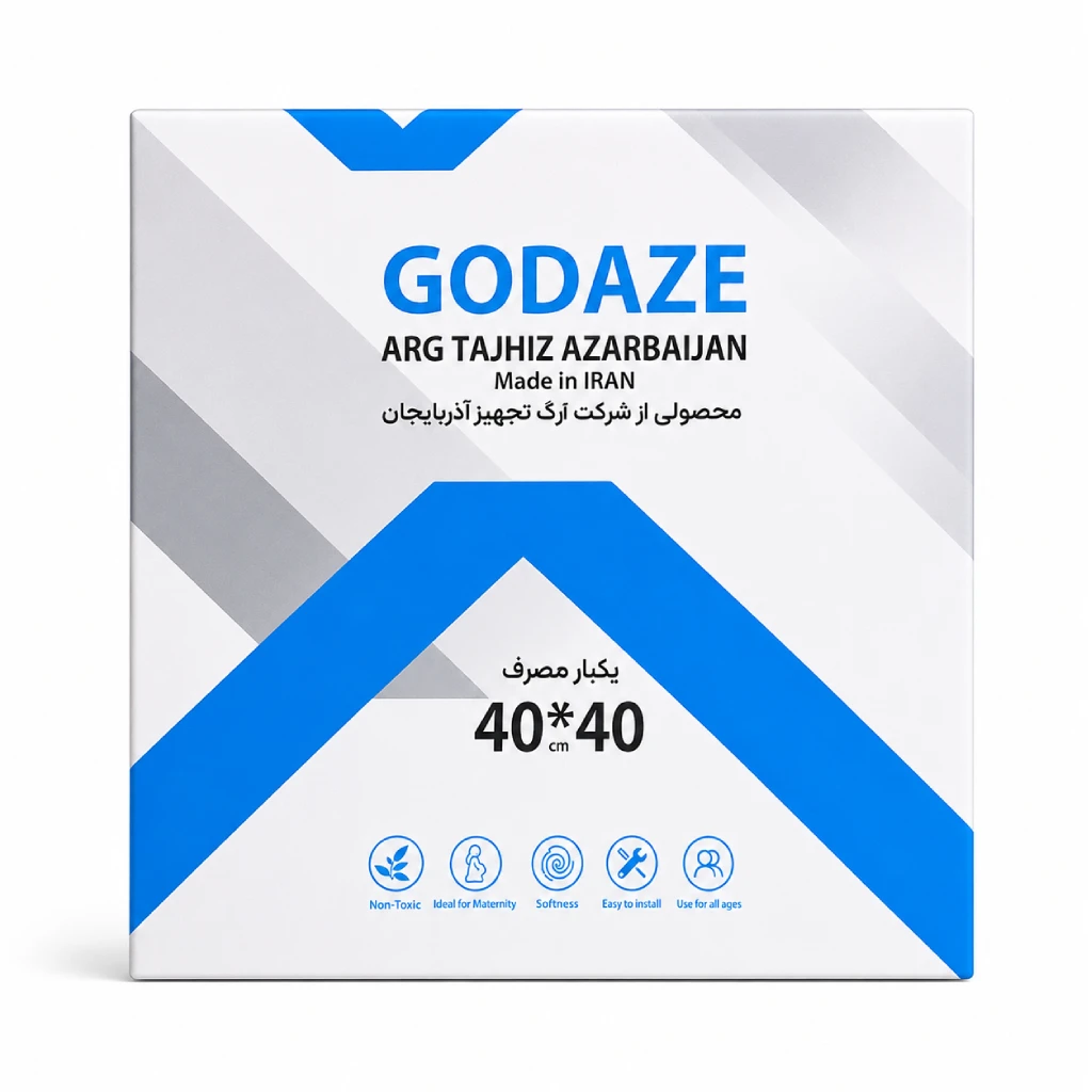 روکش توالت فرنگی یک بار مصرف 20 عددی 40×40 سانتی‌متر