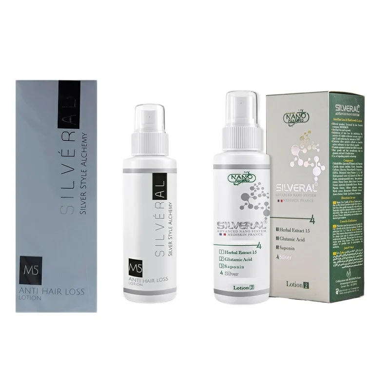 لوسیون ضدریزش مو سیلورال مدل Minoxidil M5 حجم 60 میلی لیتر به همراه لوسیون تقویت کننده مو سیلورال مدل Herbal حجم 60 میلی لیتر - تصویر 1