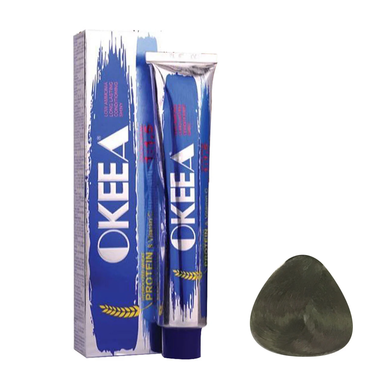 رنگ مو اکیا سری Olive شماره 7.3 حجم 100 میلی لیتر رنگ بلوند زیتونی متوسط - تصویر 1