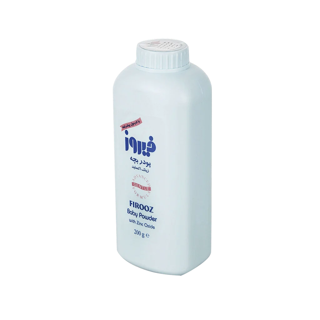 پودر بچه حاوی زینک اکساید فیروز ۲۰۰ گرم ضد التهاب و پیشگیری از ادرار سوختگی - تصویر 1