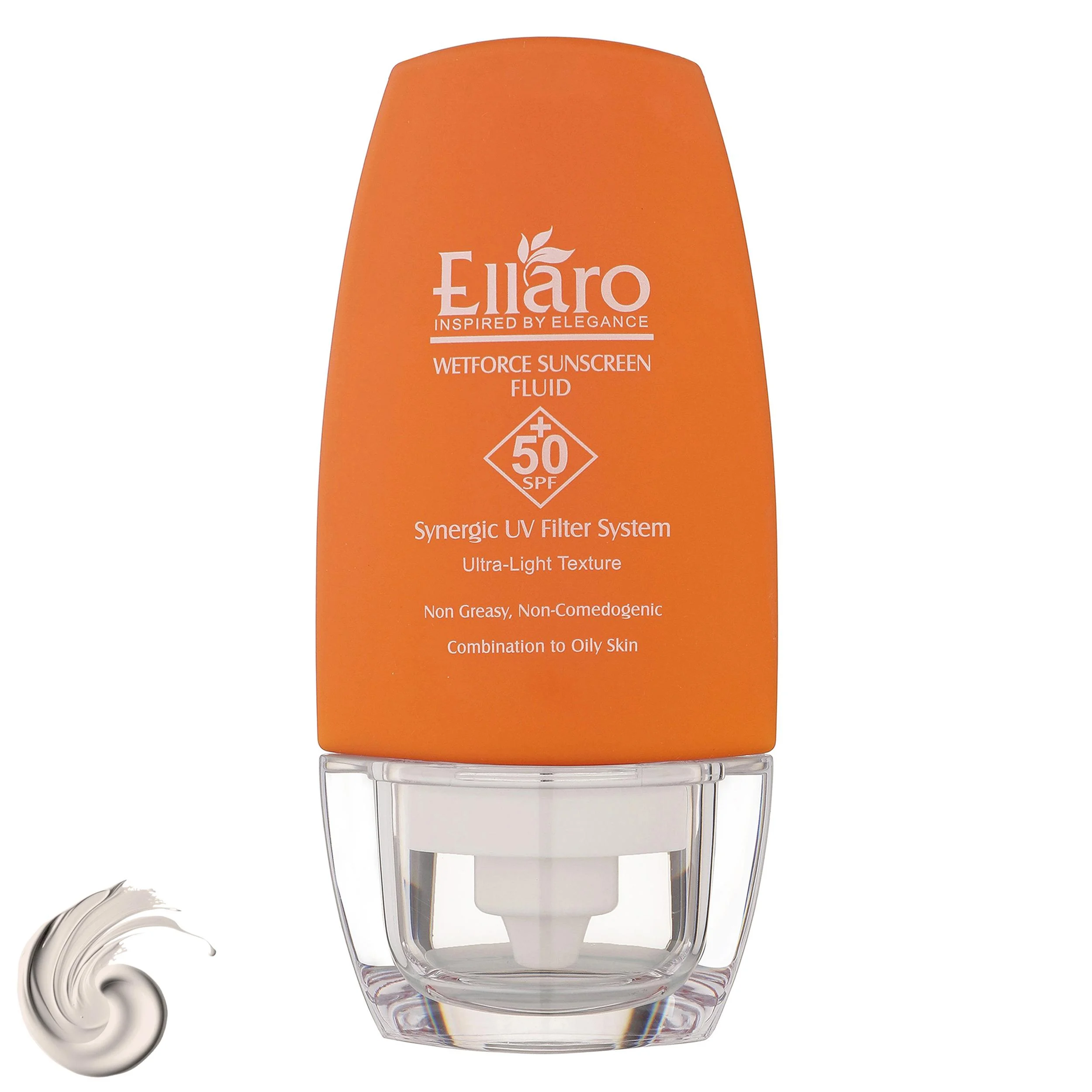 فلوئید ضد آفتاب بدون رنگ الارو SPF50 مرطوب‌کننده مناسب پوست‌های چرب و مختلط - تصویر 1