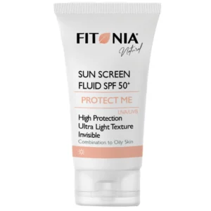 فلوئید ضد آفتاب بی رنگ فیتونیا spf 50 محافظ UVA UVB مناسب پوست چرب و مختلط