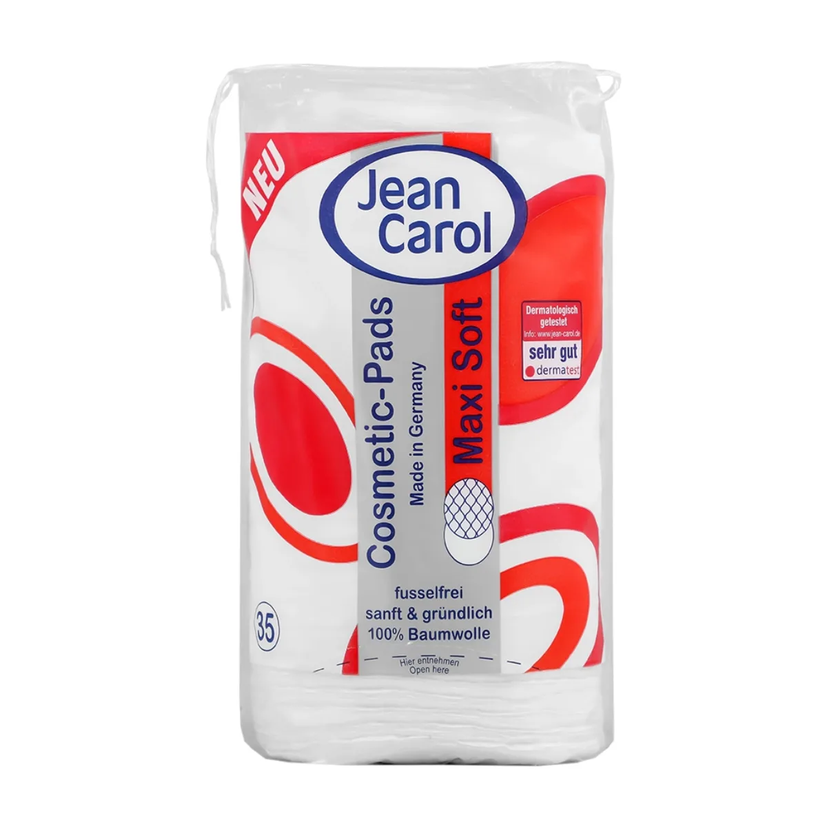 پد آرایشی پنبه‌ای جین کارول مدل Maxi Soft بسته 35 عددی